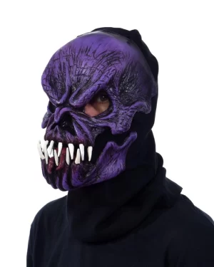 Mauler Monster Adult Latex Face Mask with Moving Mouth