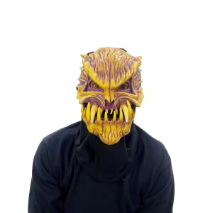 Omega Monster Adult Latex Face Mask with Moving Mouth