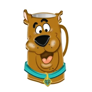 Scooby Doo Face Ceramic 3D Sculpted Mug