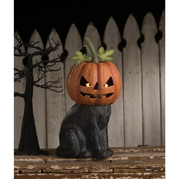 Black Cat Jack O'Lantern