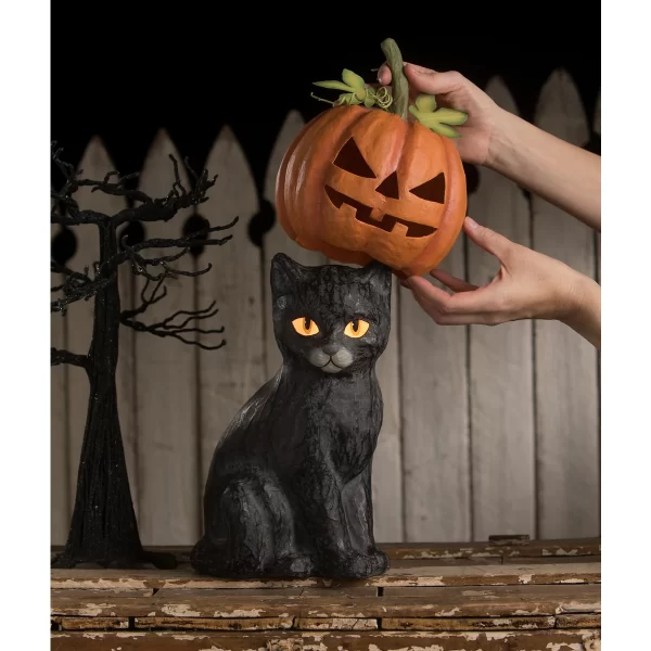 Black Cat Jack O'Lantern - Image 3