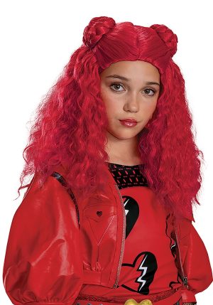 Descendants 4 Red Costume Wig for Girls