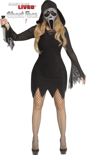 Deluxe Bling Ghost Face - Adult Costume