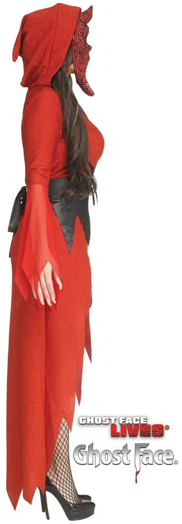 Devil Bling Ghost Face Adult Costume - Image 2