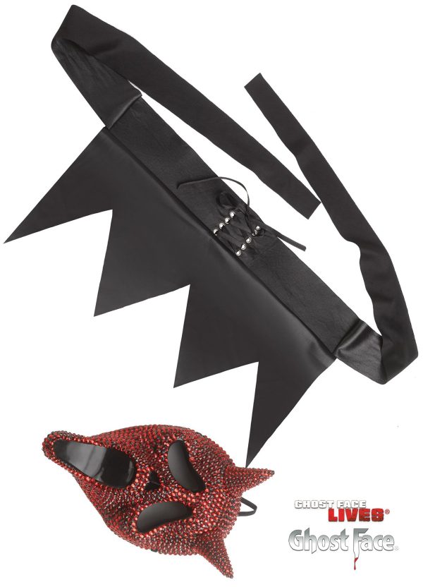 Devil Bling Ghost Face Adult Costume - Image 3