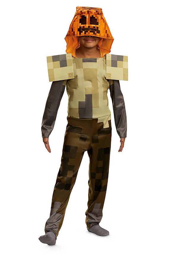 Minecraft Husk Jack O'Lantern Kid's Costume
