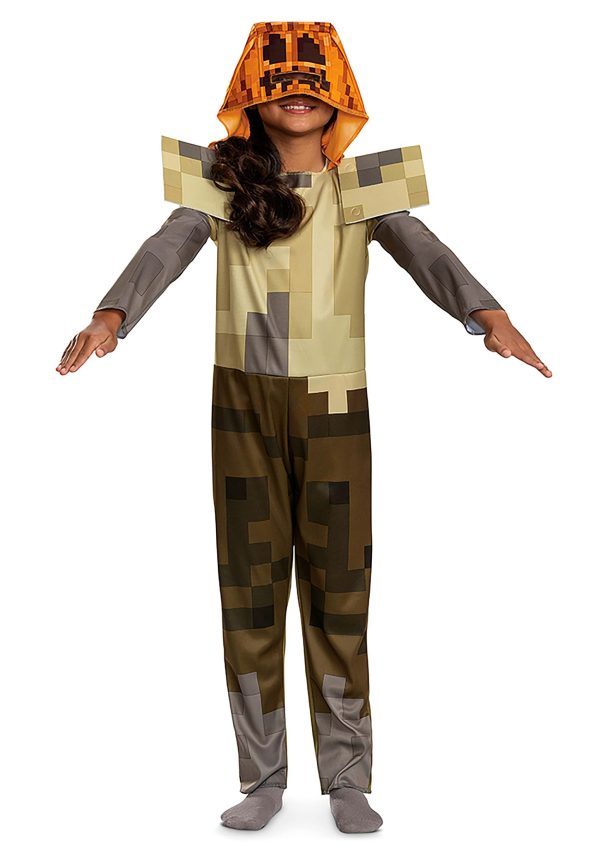 Minecraft Husk Jack O'Lantern Kid's Costume - Image 3
