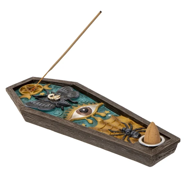 Gothic Coffin Incense Burner - Image 3