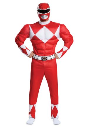Power Rangers Red Ranger Classic Muscle Adult Costume