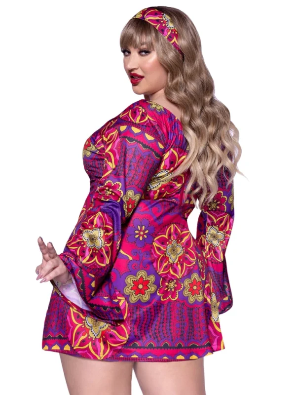 Hippie Girl Plus Size Costume - Image 2