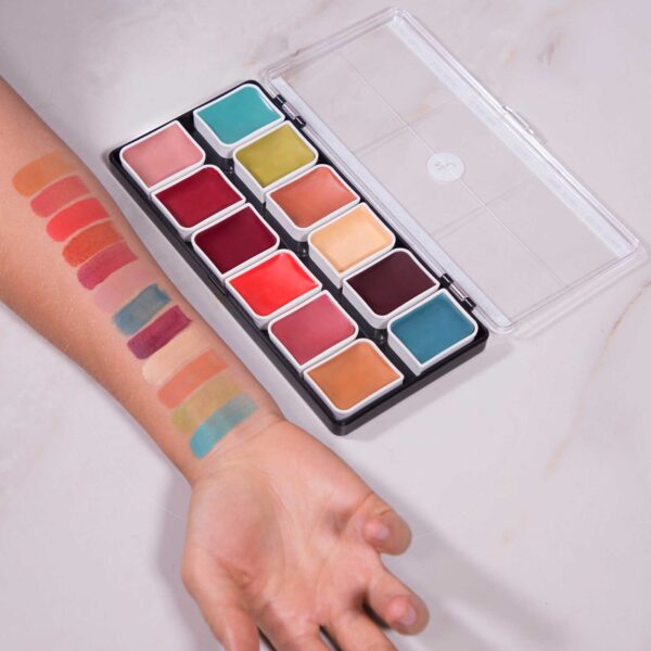 12 Color Complexion Alcohol Activated Palette - Image 4