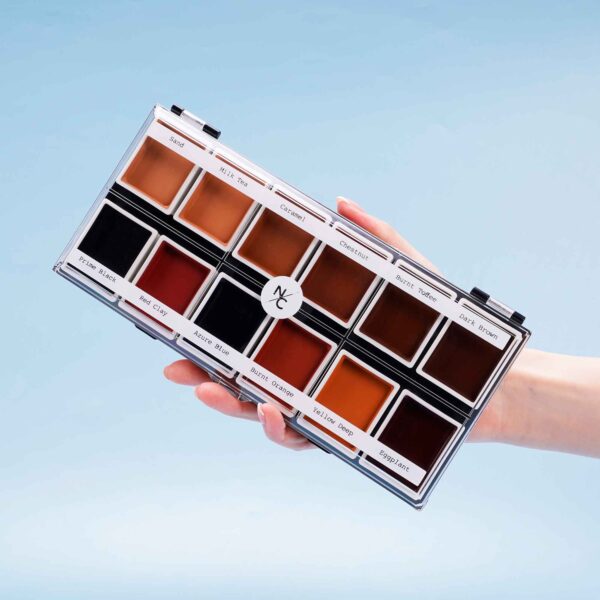 12 Color Dark Flesh Tone Alcohol Activated Palette - Image 5