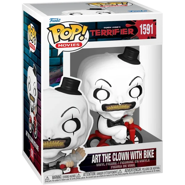 Terrifier Art the Clown with Bike Funko Pop! - Image 2