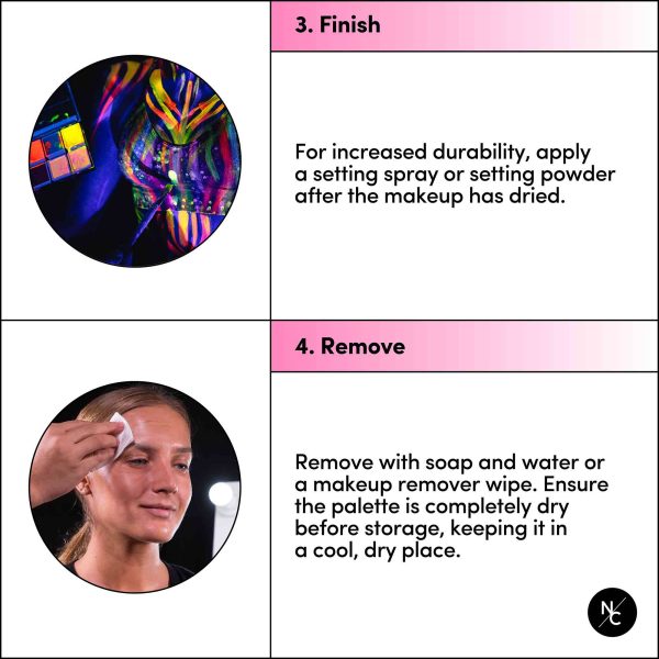 12 Color UV Water Activated Glow Palette - Image 8
