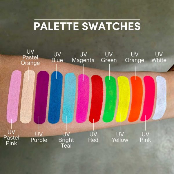 12 Color UV Water Activated Glow Palette - Image 9