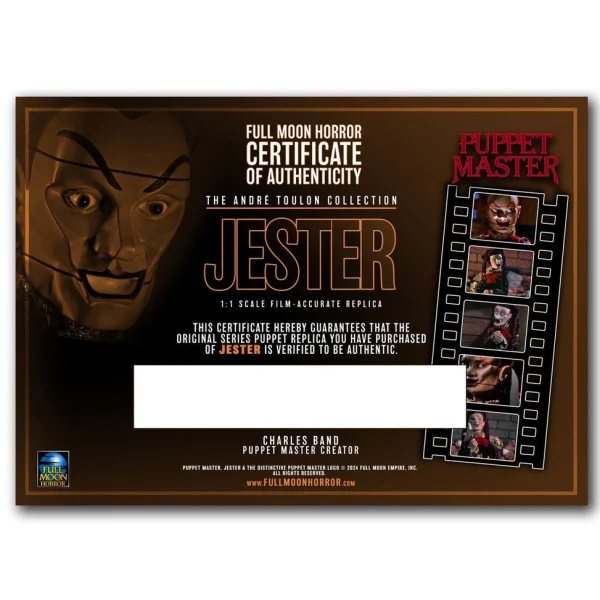 The Andre Toulon Puppet Master Replica Collection - Jester - Image 3