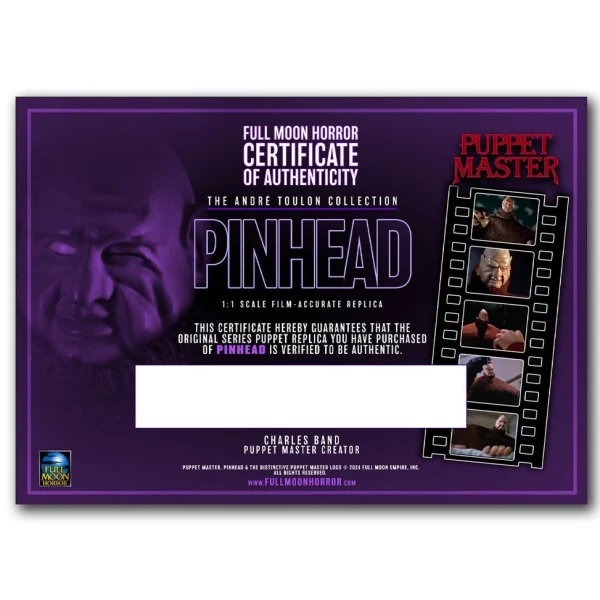 The Andre Toulon Puppet Master Replica Collection - Pinhead - Image 3