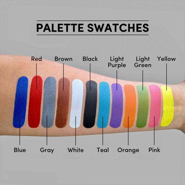 12 Color Primary Water Activated Palette - Image 2