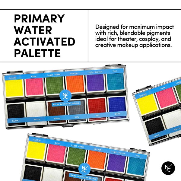 12 Color Primary Water Activated Palette - Image 4