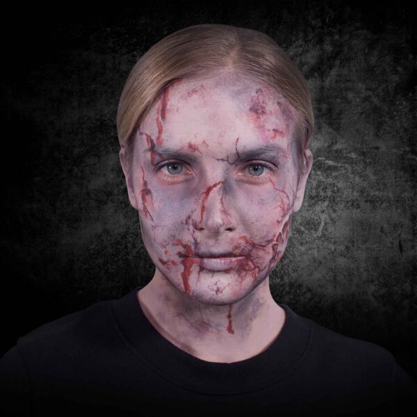 12-Color Zombie Alcohol-Activated Professional SFX Makeup Palette - Image 2