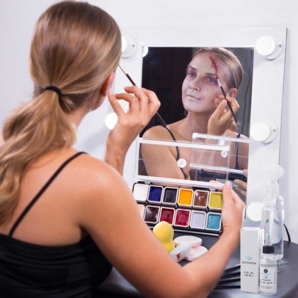 12-Color Zombie Alcohol-Activated Professional SFX Makeup Palette - Image 7