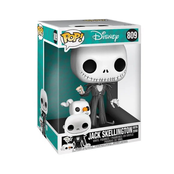 The Nightmare Before Christmas Jack Skellington with Zero 10-Inch Funko Pop! - Image 2