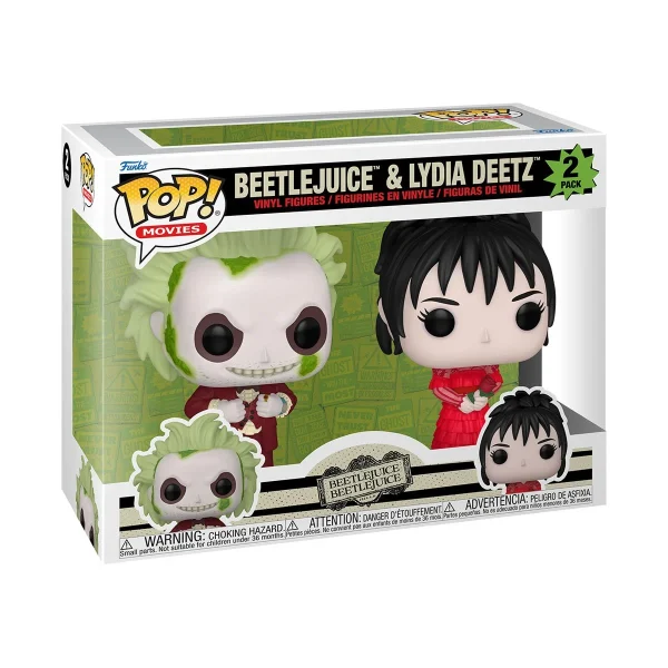 Beetlejuice 2 Beetlejuice & Lydia Deetz Funko Pop! 2-Pack - Image 2