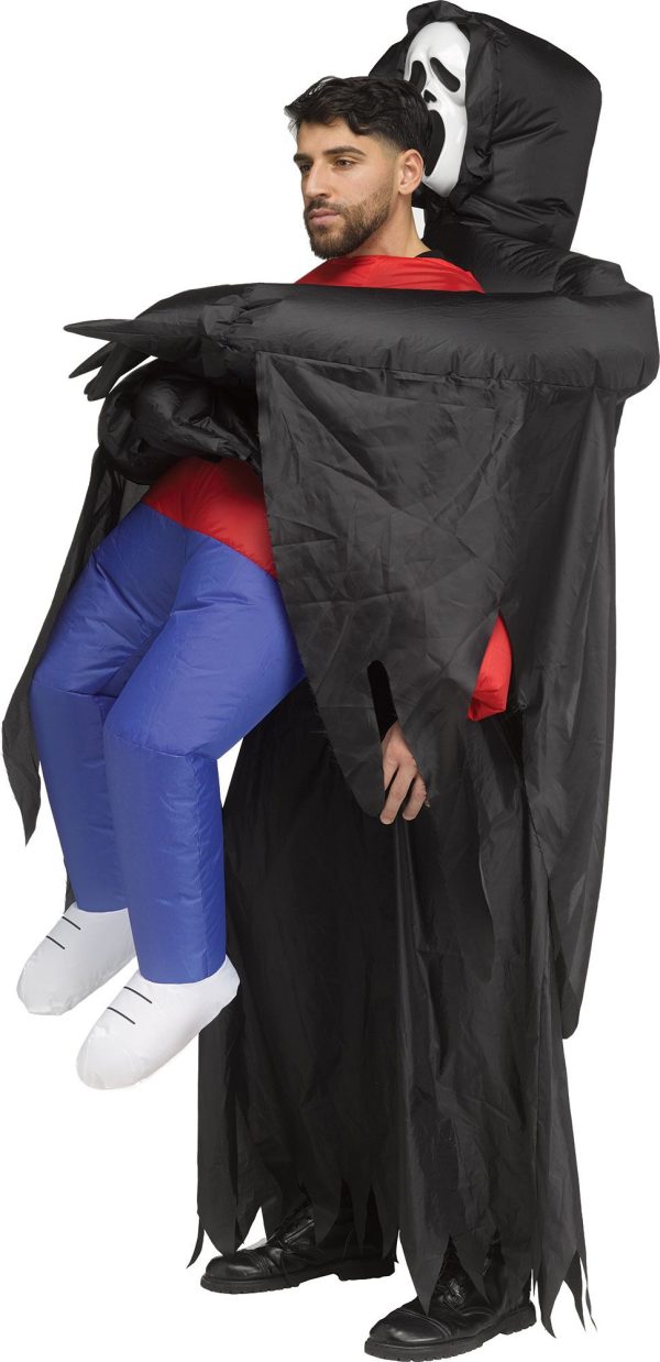 Ghost Face Piggyback Inflatable Adult Costume - Image 4