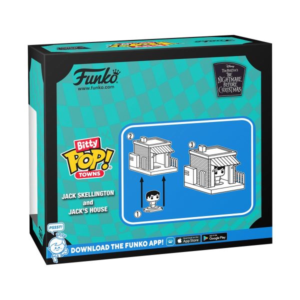 The Nightmare Before Christmas Jack Skellington and Jack's House Funko Bitty Pop! Town - Image 3