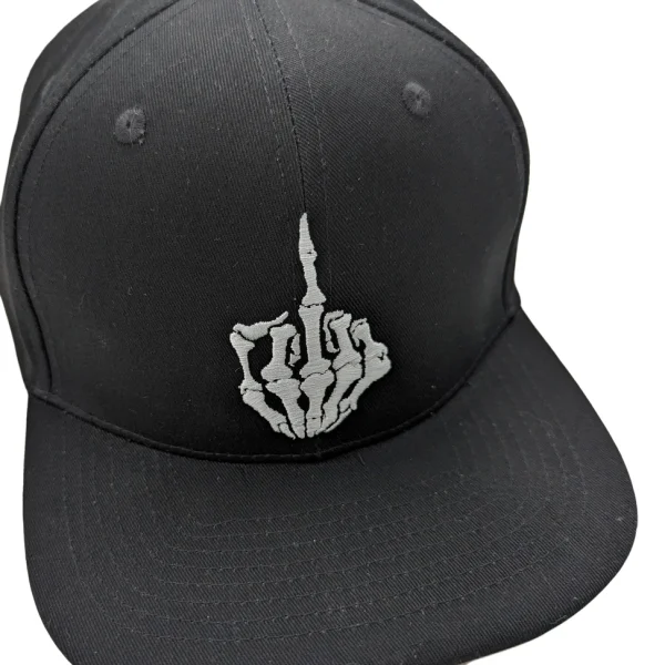 Skeleton Middle Finger Hat - Image 3