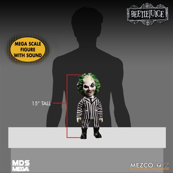 Beetlejuice Mega-Scale 15-Inch Talking Doll - Image 7