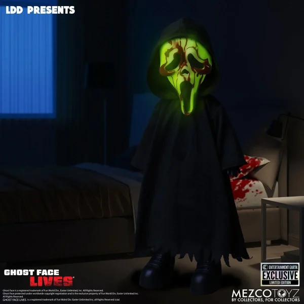 LDD Present Ghost Face Bloody Glow-in-the-Dark Edition 10-Inch Doll - EE Exclusive - Image 4
