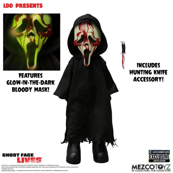 LDD Present Ghost Face Bloody Glow-in-the-Dark Edition 10-Inch Doll - EE Exclusive - Image 8