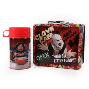 Terrifier 2 Tin Titans Lunch Box with Thermos