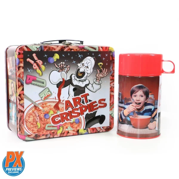 Terrifier 2 Tin Titans Lunch Box with Thermos - Image 2