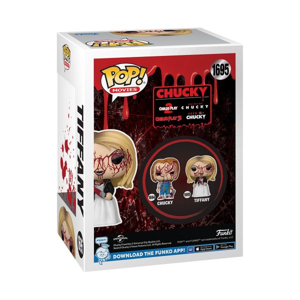 Bride of Chucky Tiffany Bloody Funko Pop! Vinyl Figure - Entertainment Earth Exclusive - Image 3