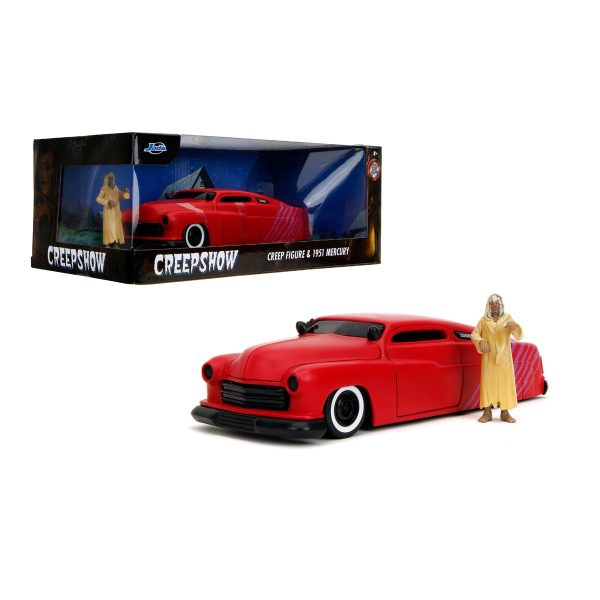 Creepshow 1951 Mercury 1:24 Scale Die-Cast Metal Vehicle with Creep Figure - Image 7