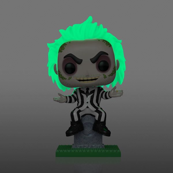 Beetlejuice on Tombstone Glow-in-the-Dark Funko Pop! Plus - Entertainment Earth Exclusive - Image 3