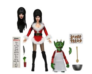 Elvira Very Scary Xmas Elvira 8-Inch Clothed Action Figure