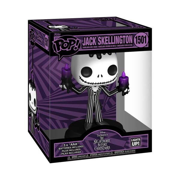 The Nightmare Before Christmas Jack Skellington Halloween Light-Up Super Funko Pop! - Image 2