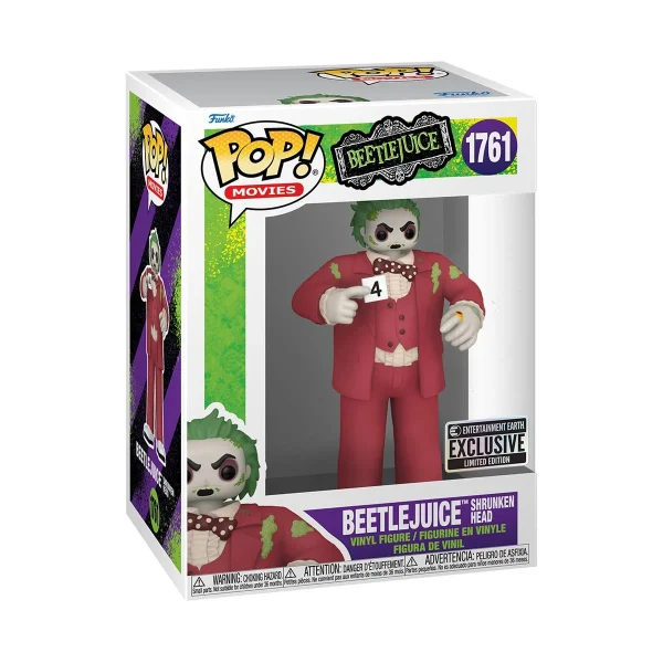 Beetlejuice Shrunken Head Funko Pop! -EE Exclusive - Image 2