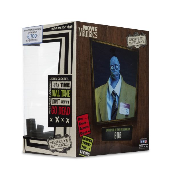 Movie Maniacs Beetlejuice Beetlejuice Wave 2 Bob the Shrinker Bob 6-Inch Posed Figure - Image 7