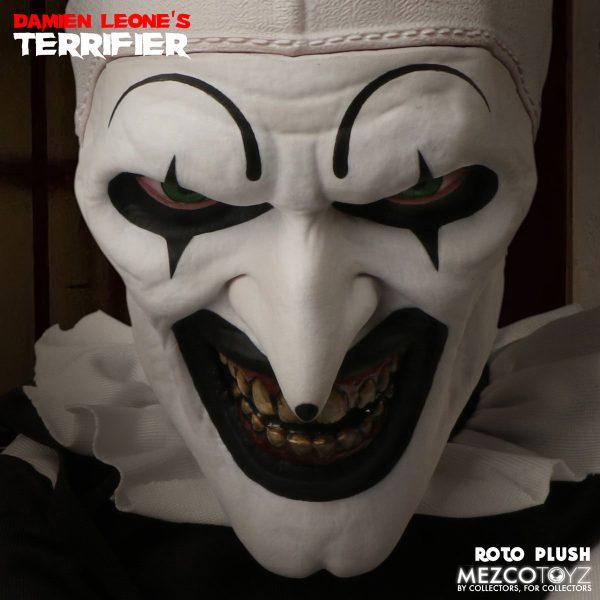 Terrifier Art the Clown Mezco Designer Series Roto Plush Doll - Image 2