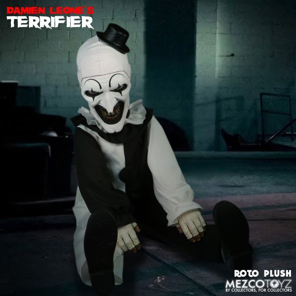 Terrifier Art the Clown Mezco Designer Series Roto Plush Doll - Image 6
