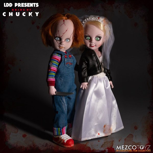 LDD Presents Childs Play 4 Bride of Chucky Chucky and Tiffany Doll 2-Pack