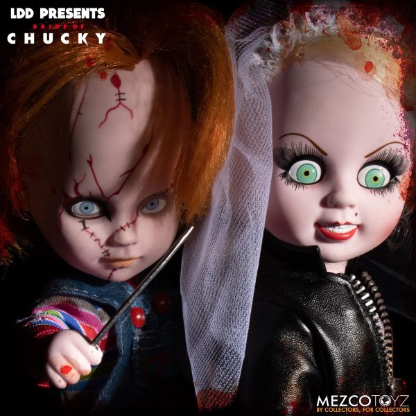 LDD Presents Childs Play 4 Bride of Chucky Chucky and Tiffany Doll 2-Pack - Image 2