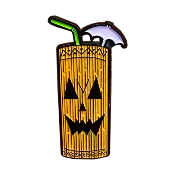 Summerween Tiki Mug Enamel Pin