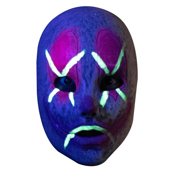Rebel Pink Neon Black Light Reactive Mask - Image 2