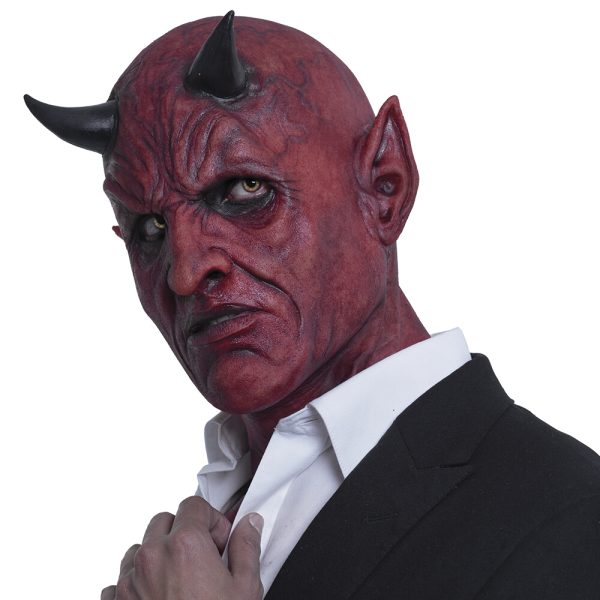 Hyper Masks: Lucifer Adult Latex Mask - Image 4