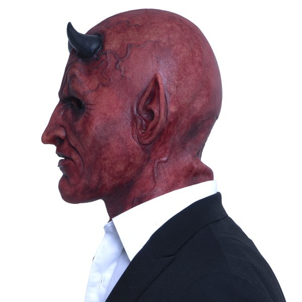 Hyper Masks: Lucifer Adult Latex Mask - Image 6